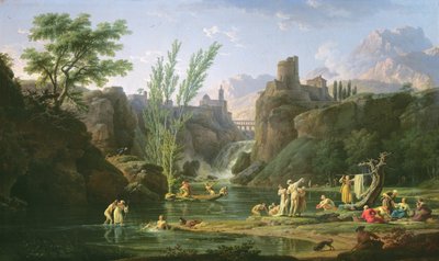 Mañana, los bañistas, 1772 de Claude Joseph Vernet